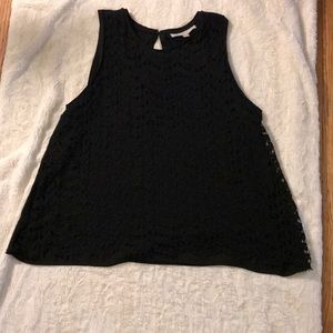 LOFT Lined Lace Tank Size XL